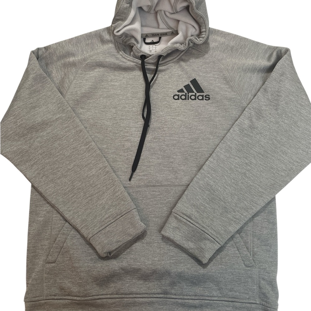 Adidas‎ Men's Heather Gray & Climawarm Hoodie